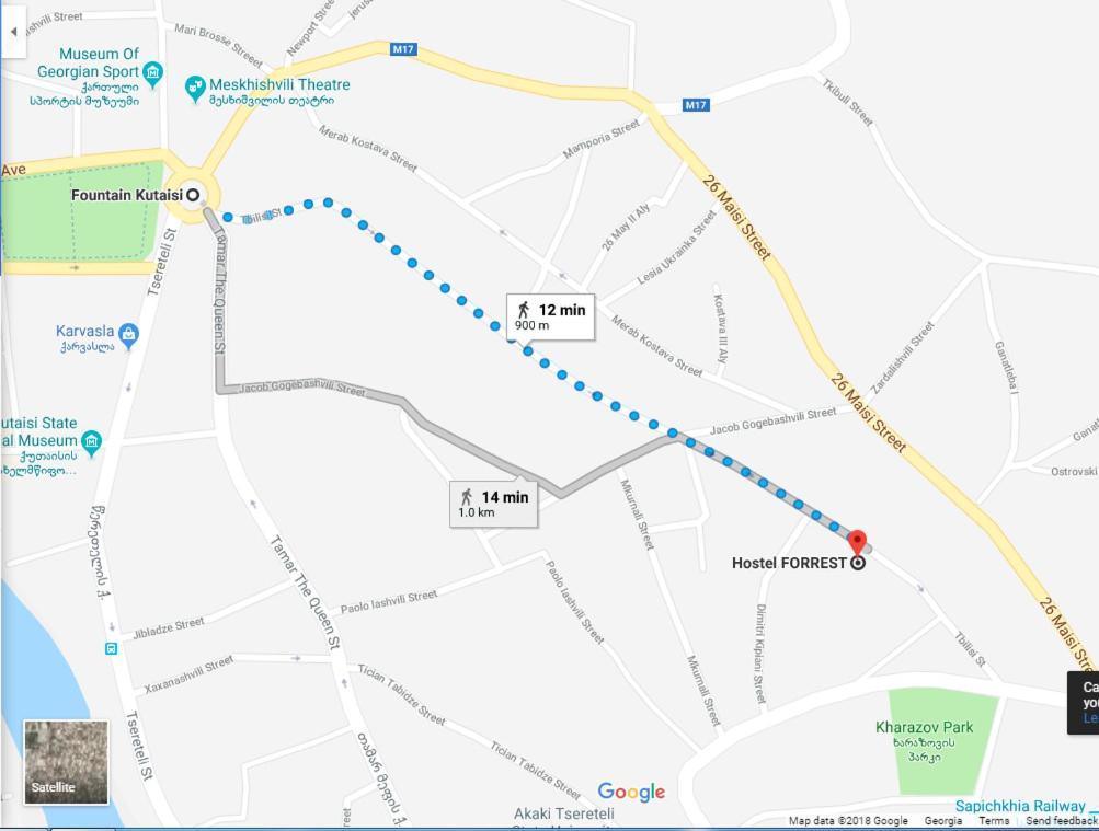 קוטאיסי Hostel Forrest מראה חיצוני תמונה
